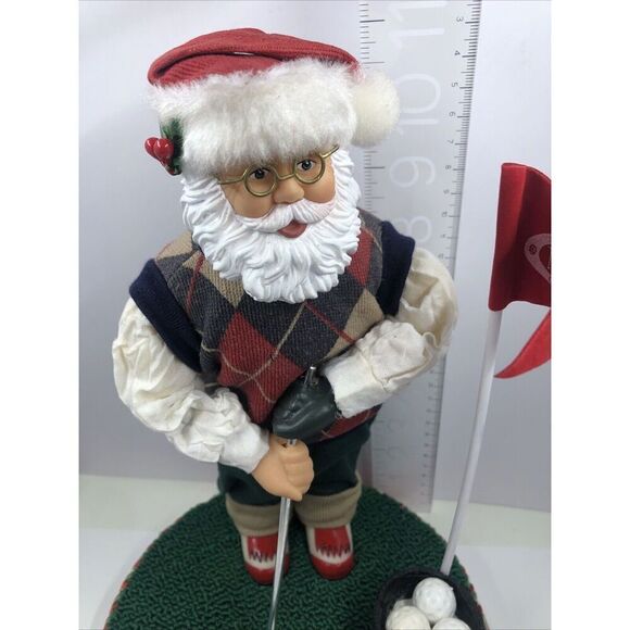 Gemmy Golf Santa Claus North Pole Plays Music. Suppose To Move But Doesn’t - Picture 8 of 8